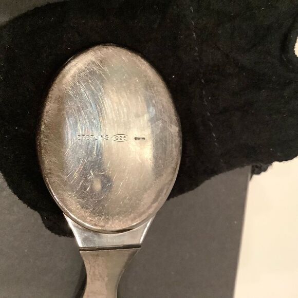 Sterling Silver 925 Folding Mirror Vintage - Picture 4 of 6